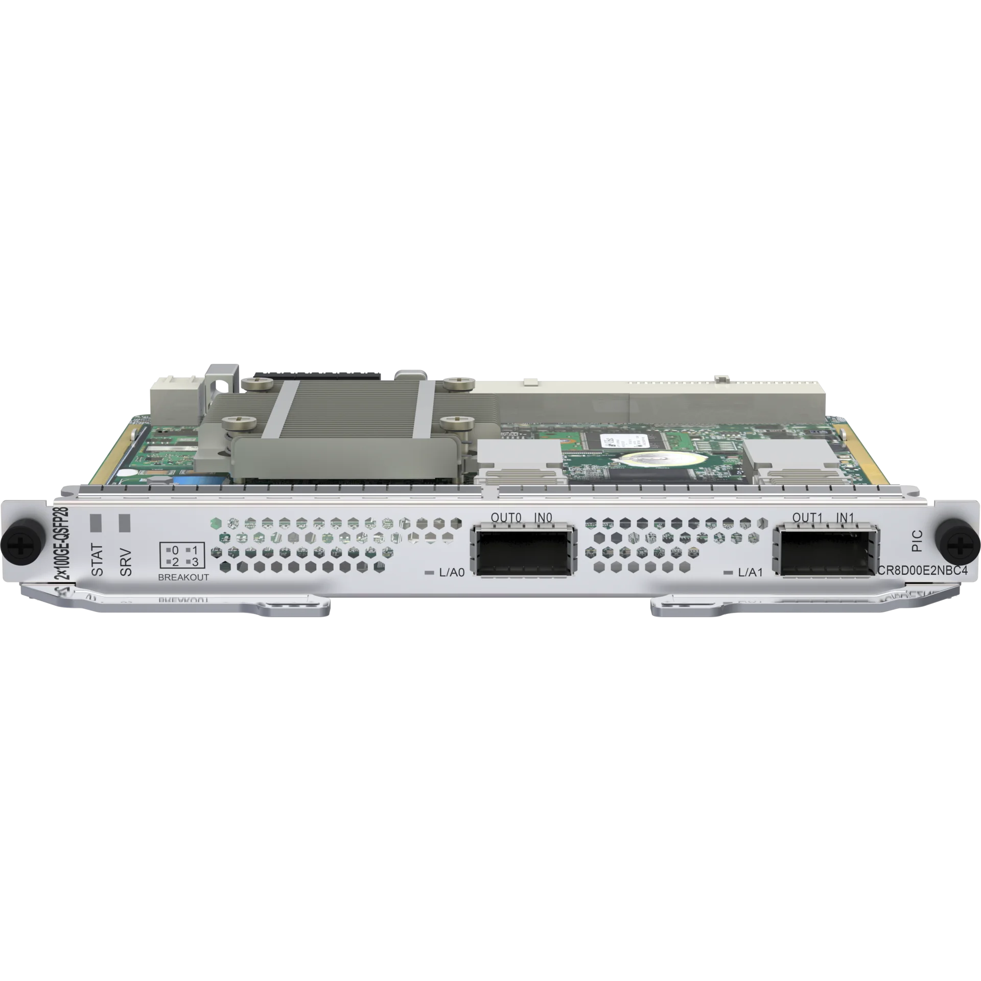 Модуль Huawei CR8D00E2NBC4, 2×100G/50G QSFP28, FlexE, MACsec