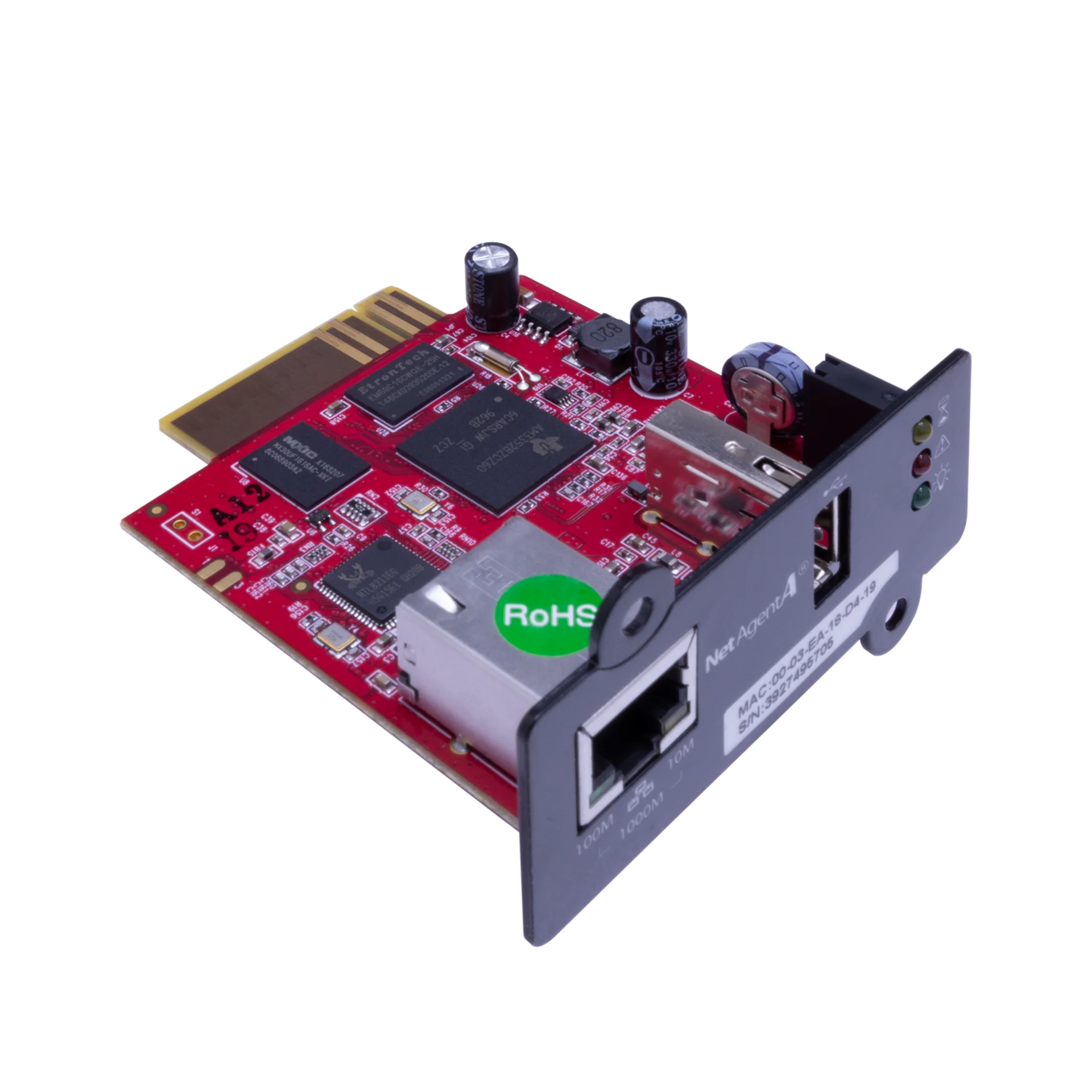 Модуль мониторинга MegaTec DA807, SNMP-адаптер для ИБП