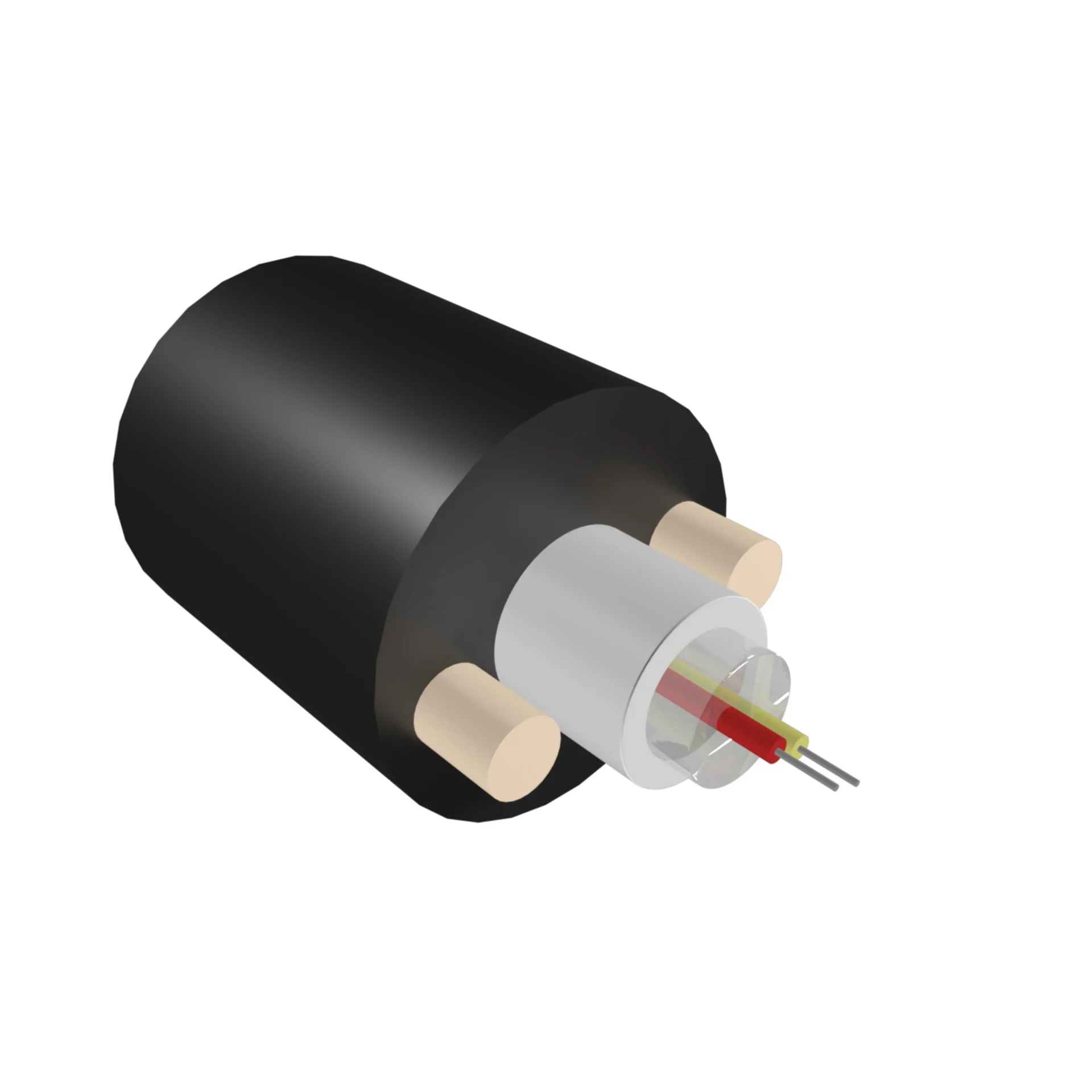Кабель оптический B-OptiX BO-ADSS-UT-03-02/2, самонесущий, 2 волокна, 3 кН, катушка 2 км