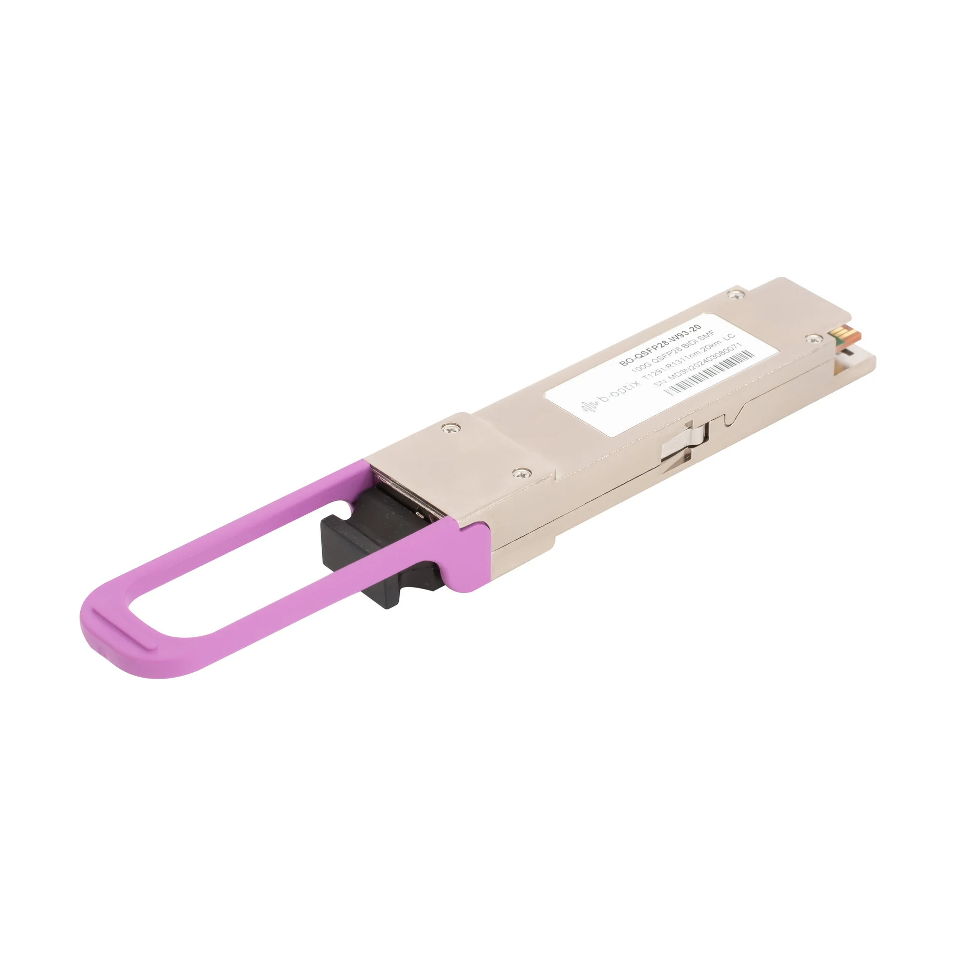 Трансивер B-OptiX BO-QSFP28-W03-40, QSFP28, 100G, BiDi, 40км