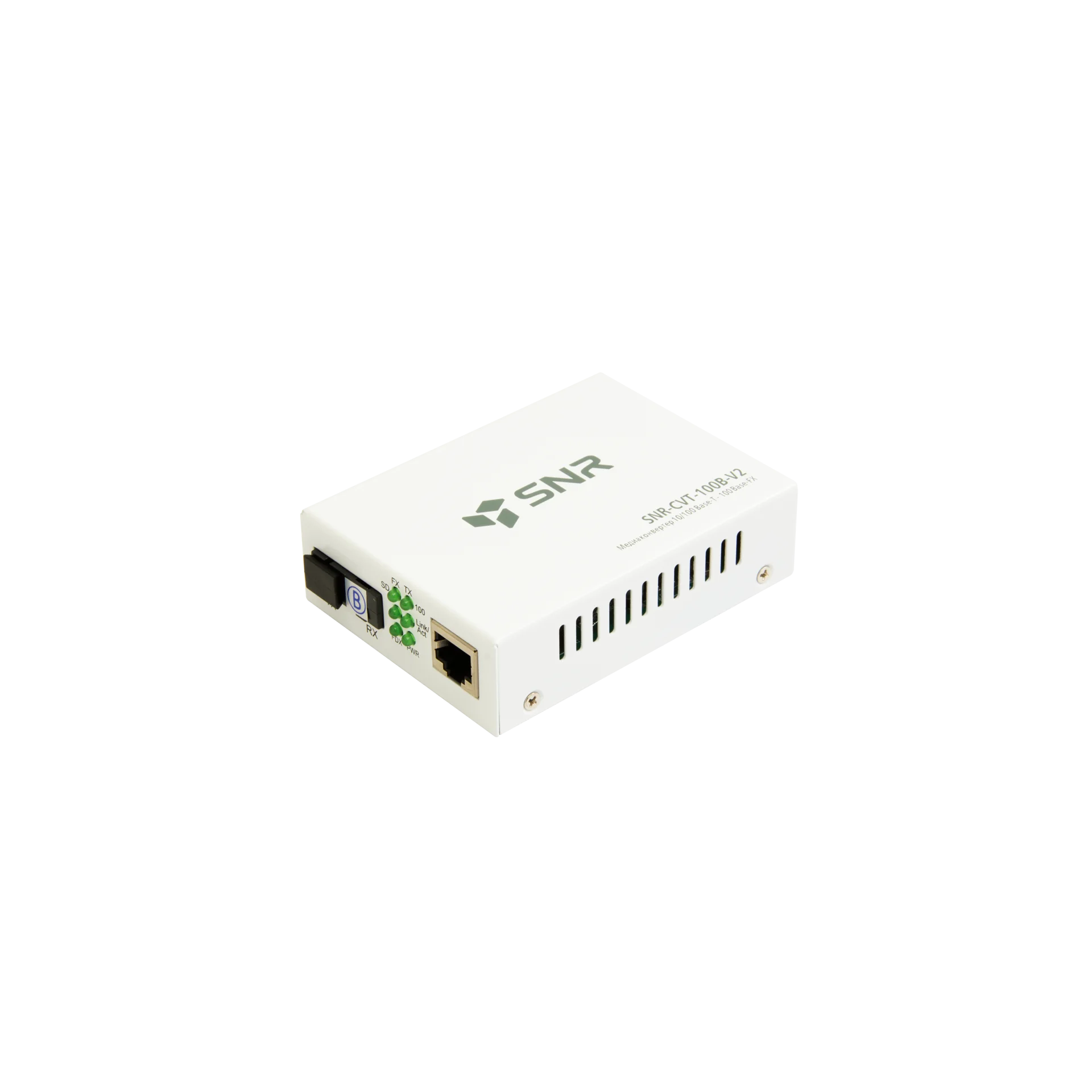 Медиаконвертер SNR SNR-CVT-100B-V2, 10/100Base-TX — 100Base-FX, SC, 1550/1310 нм