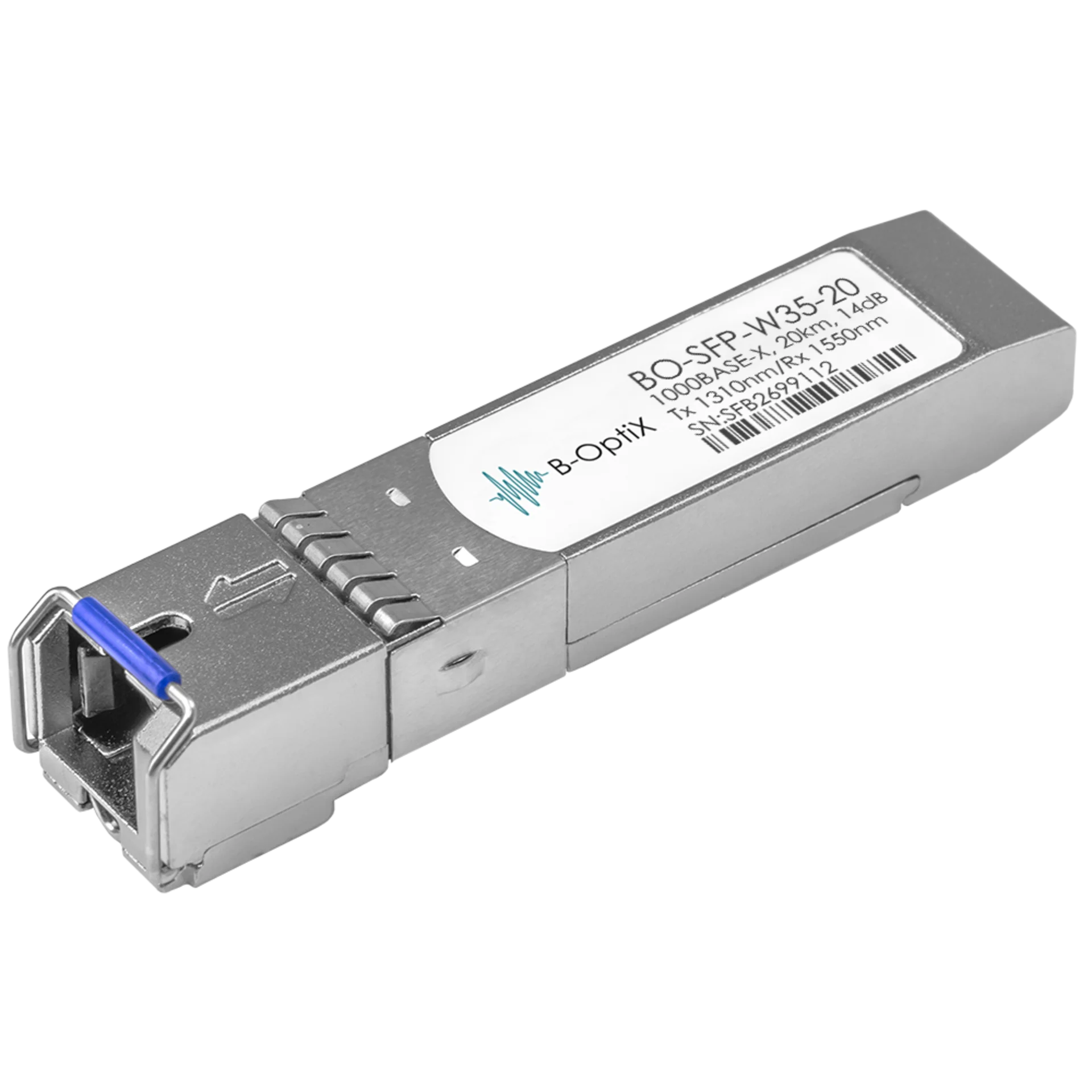 Модуль B-OptiX BO-SFP-W35-20, SFP, 1000Base-BX, 1310/1550 нм, до 20 км, SC