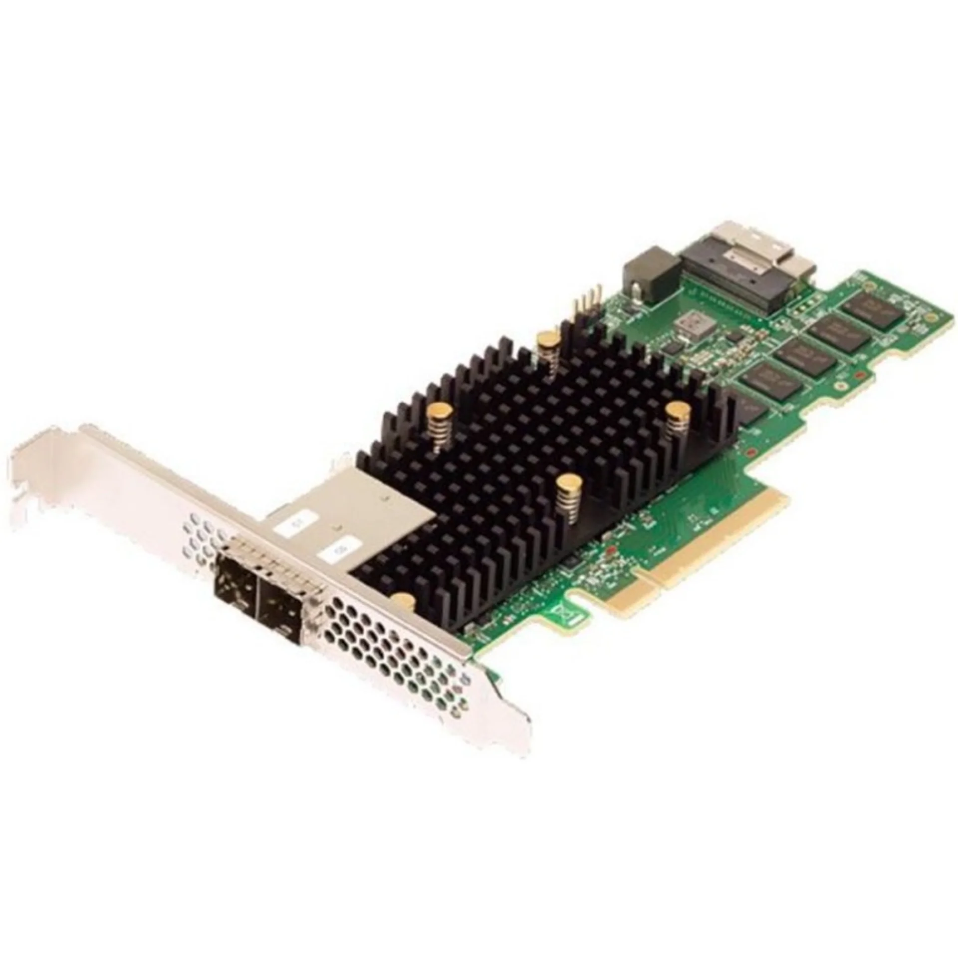 Контроллер Broadcom 05-50076-00, SAS LSI 9580-8I8E, PCIe 4.0, 16 портов