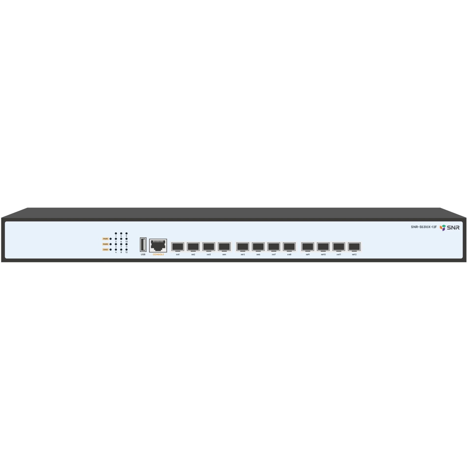 Коммутатор SNR SNR-S5310X-12F, L2/L3, 12×10G SFP+