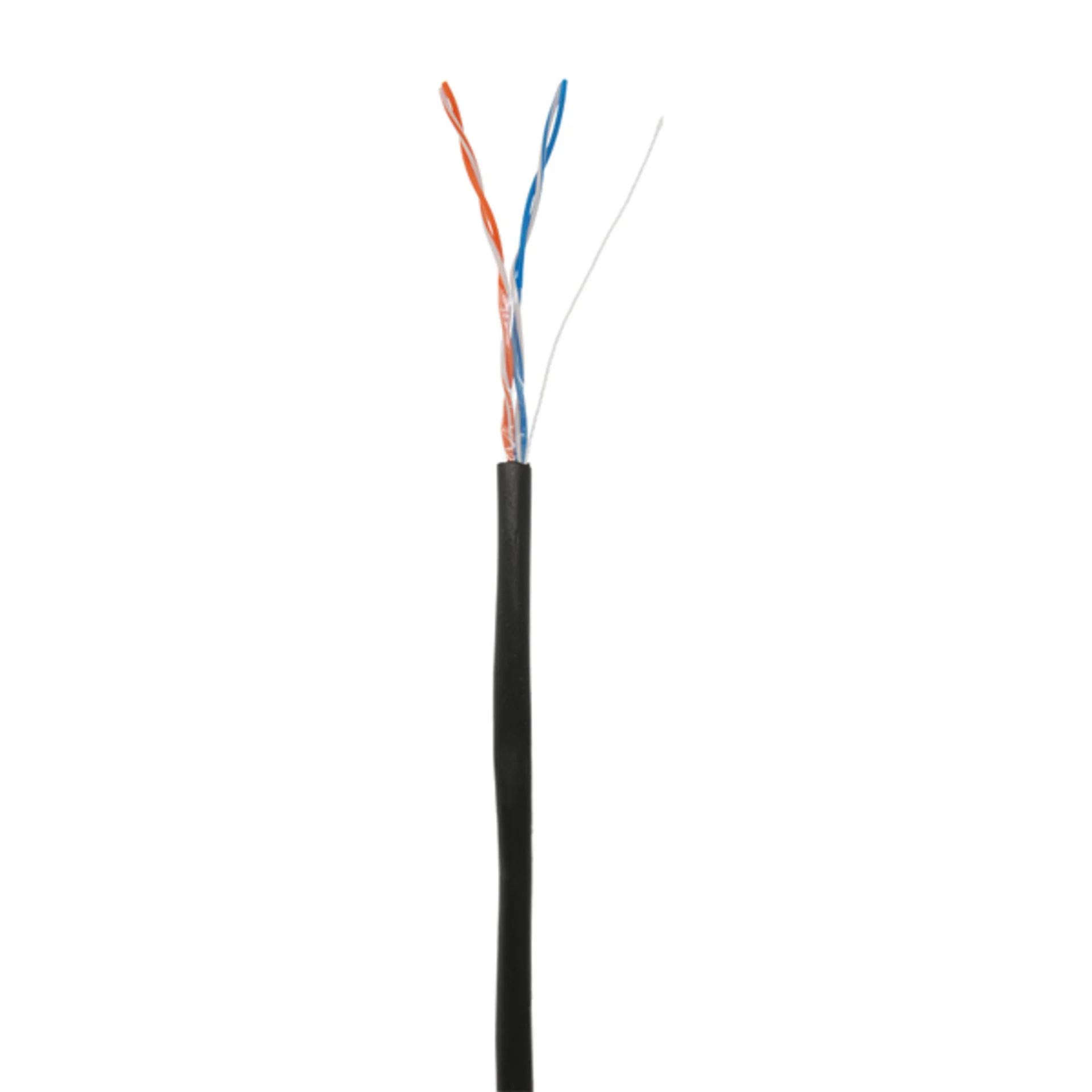 Кабель NETLAN EC-UU002-5-PE-BK, U/UTP Cat.5, 2 пары, 305м