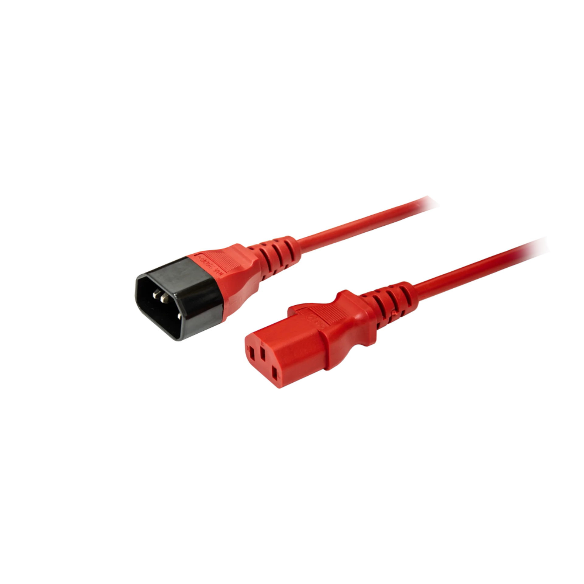 Кабель питания Power cube PC-C14-C13-10A-1.8-R, IEC320-C14/C13, 10 А, 1,8 м, красный