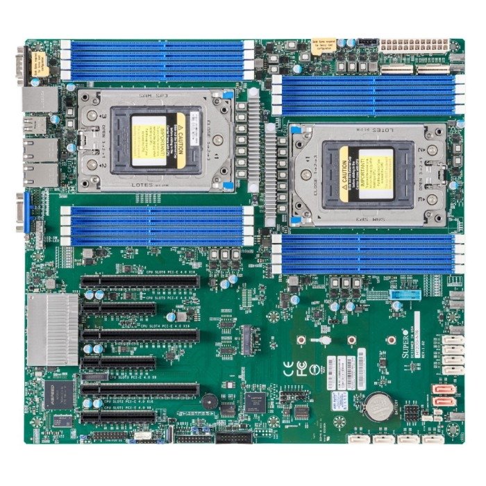 Материнская плата Supermicro MBD-H12DSI-NT6-B, Socket SP3, 16×DDR4, E-ATX