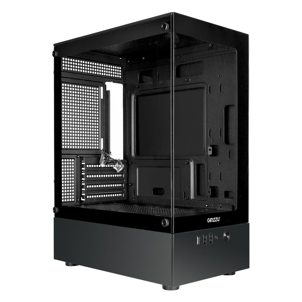 Корпус Ginzzu CL470, Mini Tower, mATX, без БП