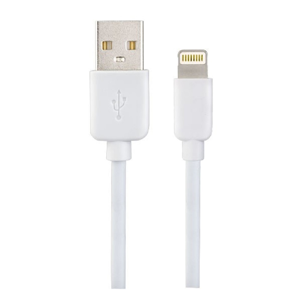 Кабель Perfeo I4604, USB-A — Lightning, 1 м, белый