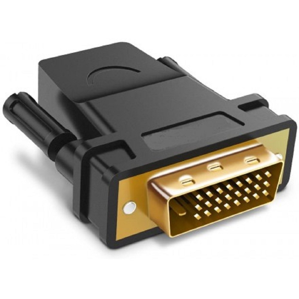 Переходник KS-IS KS-470, HDMI 19F — DVI-D 25M