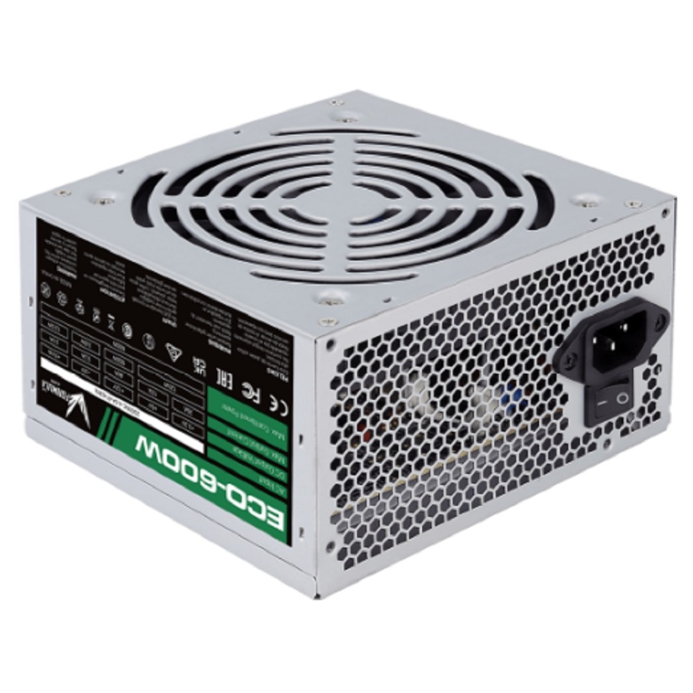 Блок питания Formula ECO-600W, 600 Вт, ATX 2.3, 20+4P, 4+4P, 120 мм