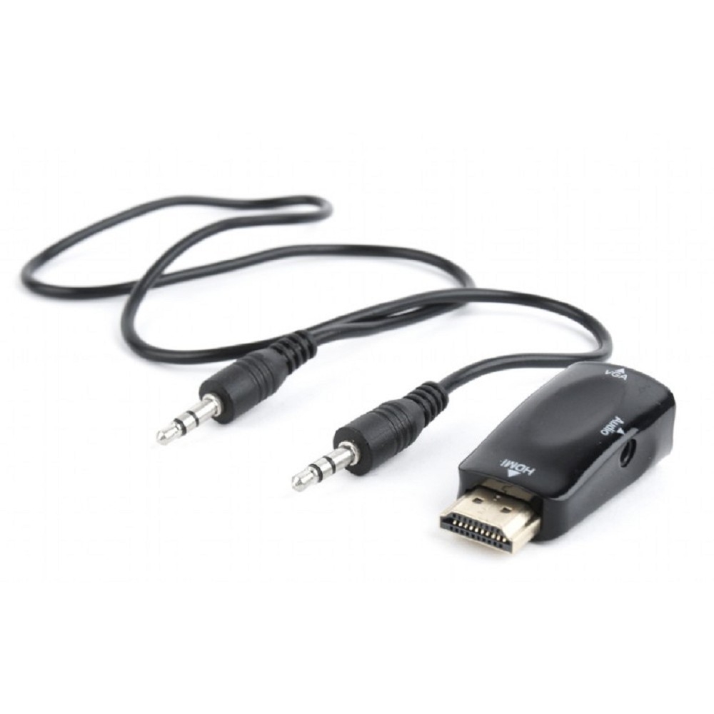 Переходник Bion BXP-A-HDMI-VGA-02, HDMI-VGA+аудио