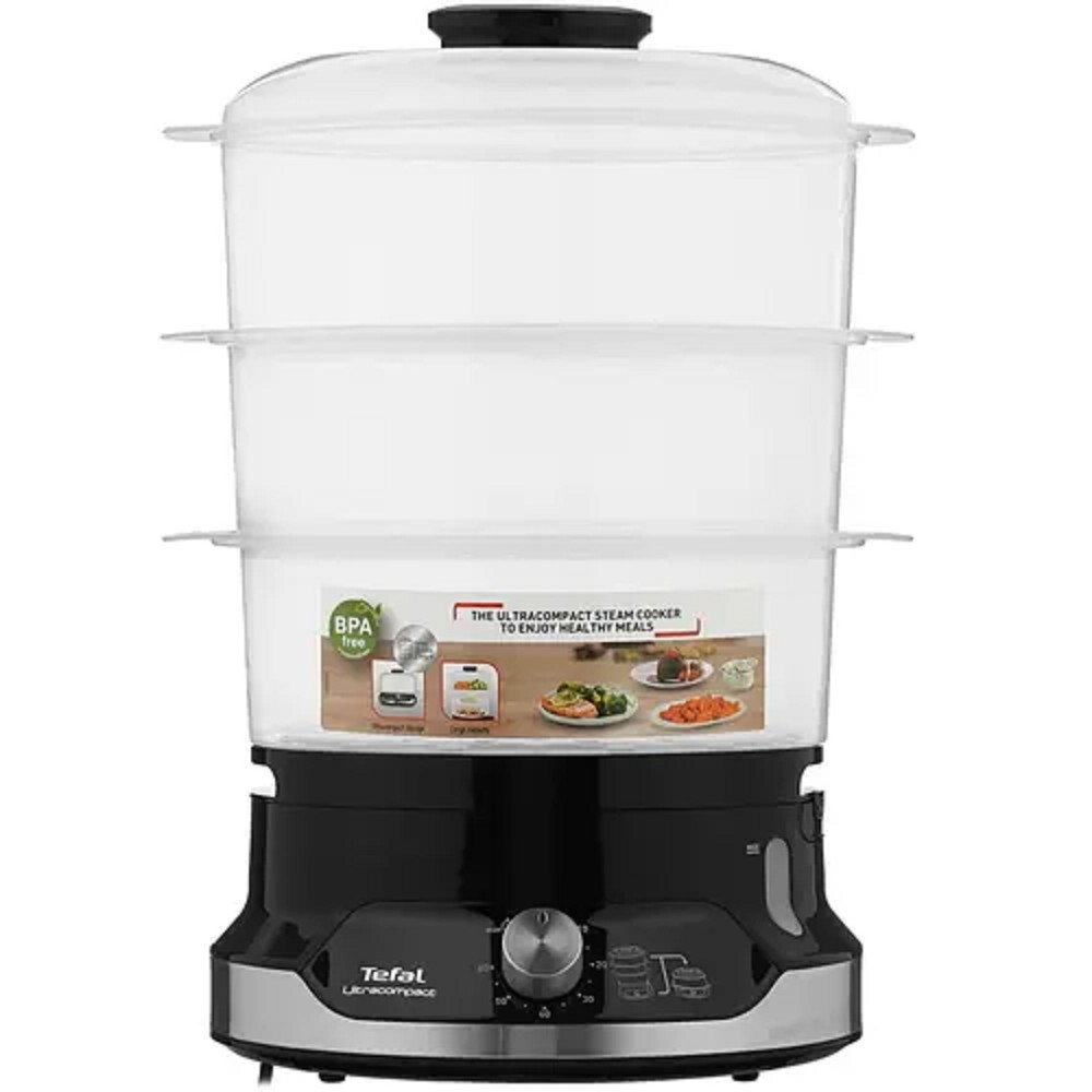 Пароварка Tefal VC204810, 3 корзины, 9л