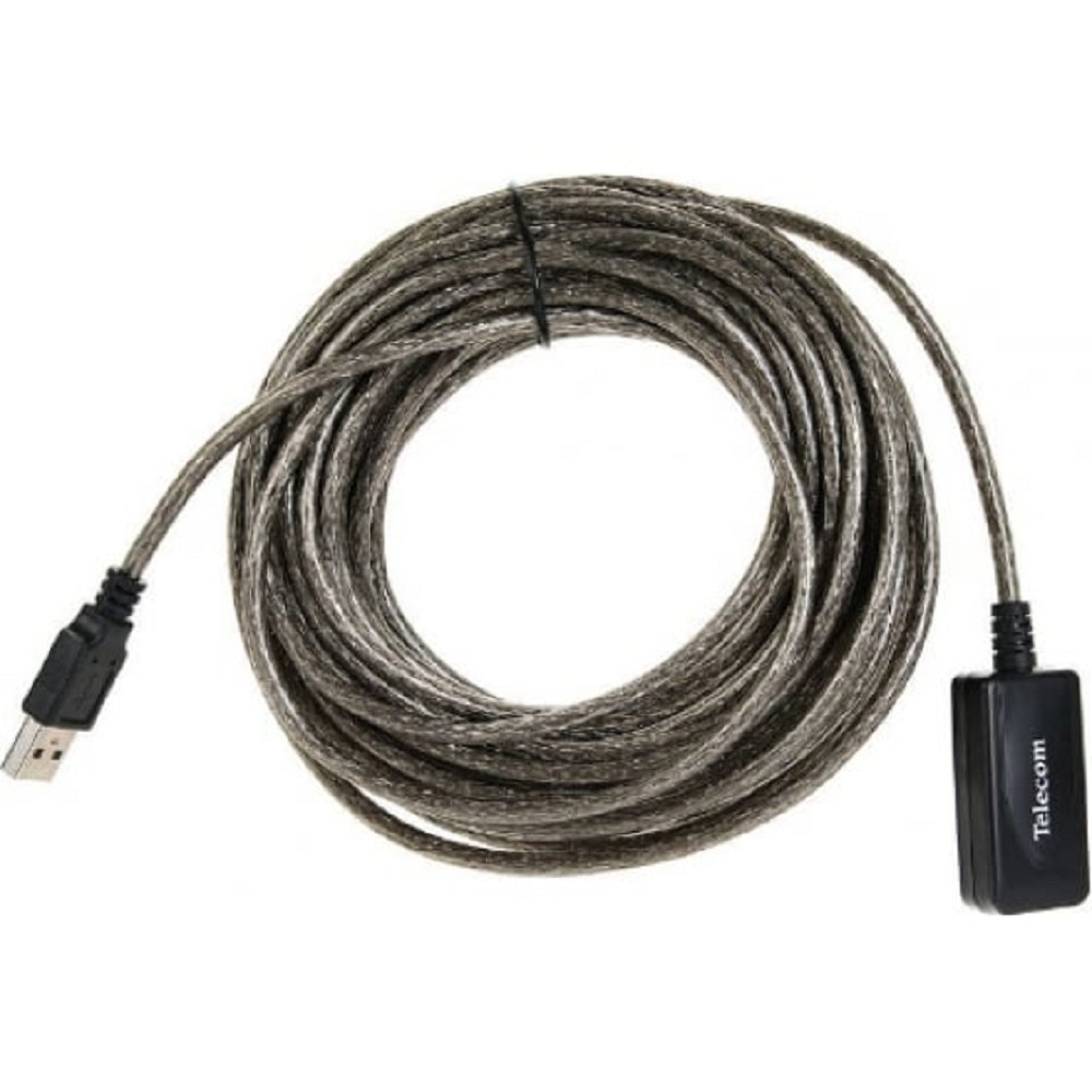 Удлинитель USB Telecom TUS7049-10M, USB 2.0, активный, 10 м