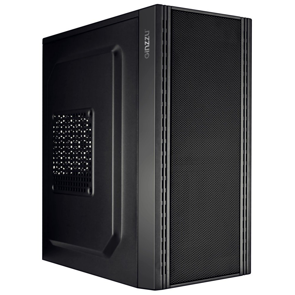 Корпус Ginzzu B170, MiniTower, mATX, черный