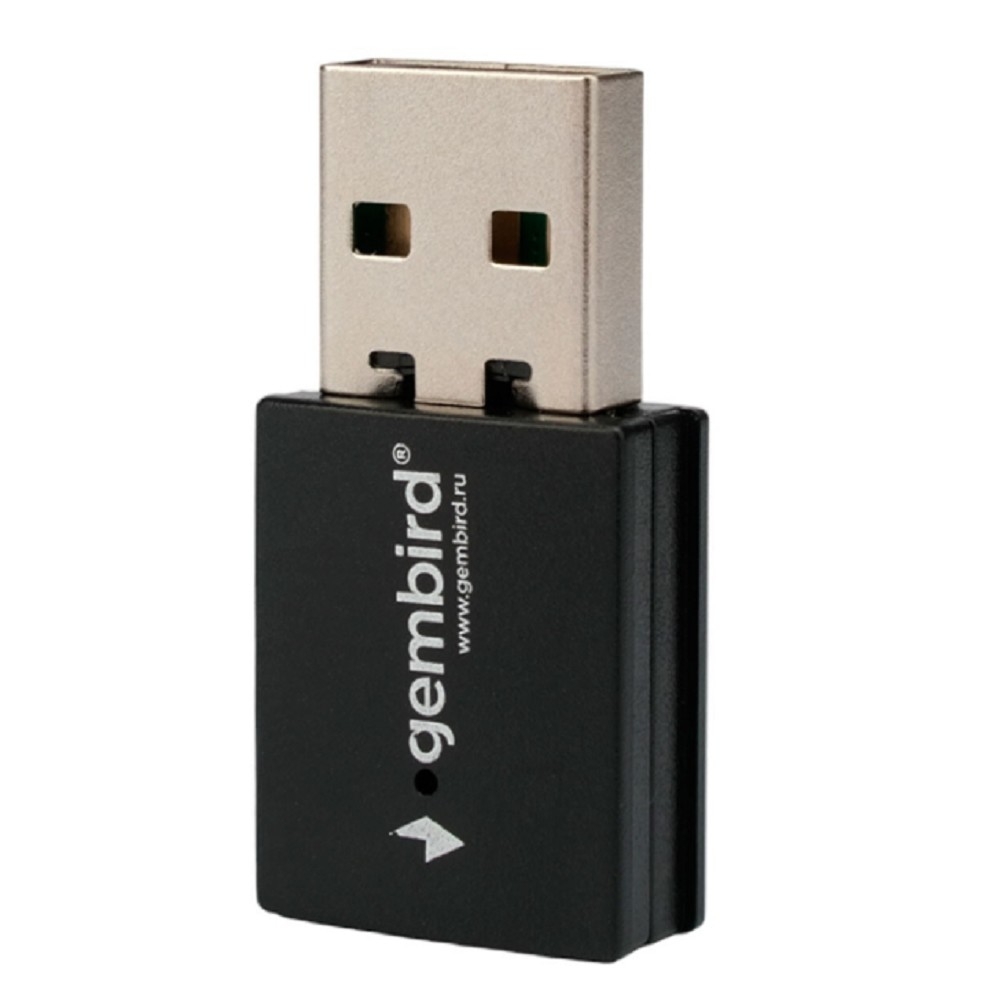 Сетевой адаптер Gembird WNP-UA-018, WiFi+Bluetooth, 600 Мбит, USB