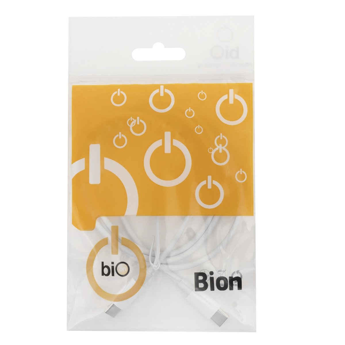 Кабель BION BXP-CCP-USBC-CMCM-1M-W, USB Type-C — USB Type-C, 3 А, 60 Вт, 1 м
