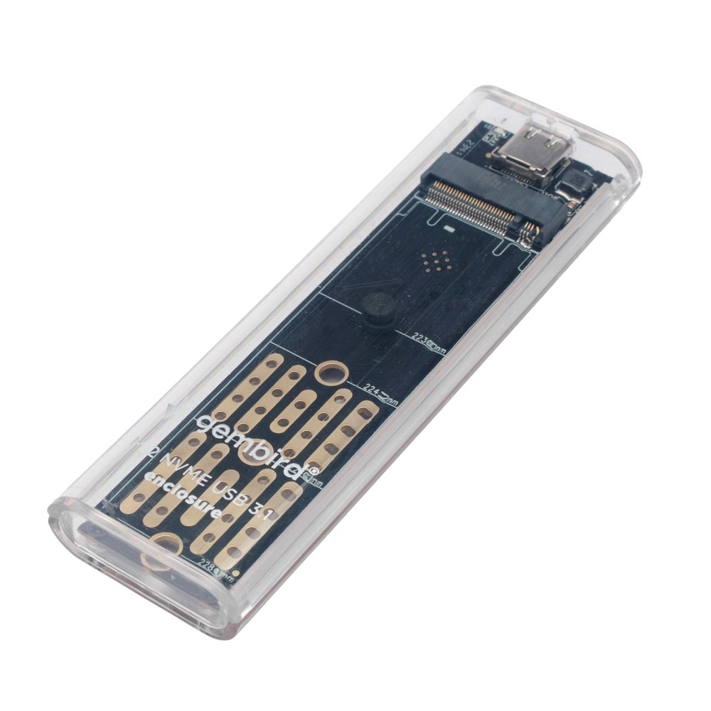 Внешний контейнер Gembird EEM2-NVME-2, USB 3.0 → M.2 NVMe