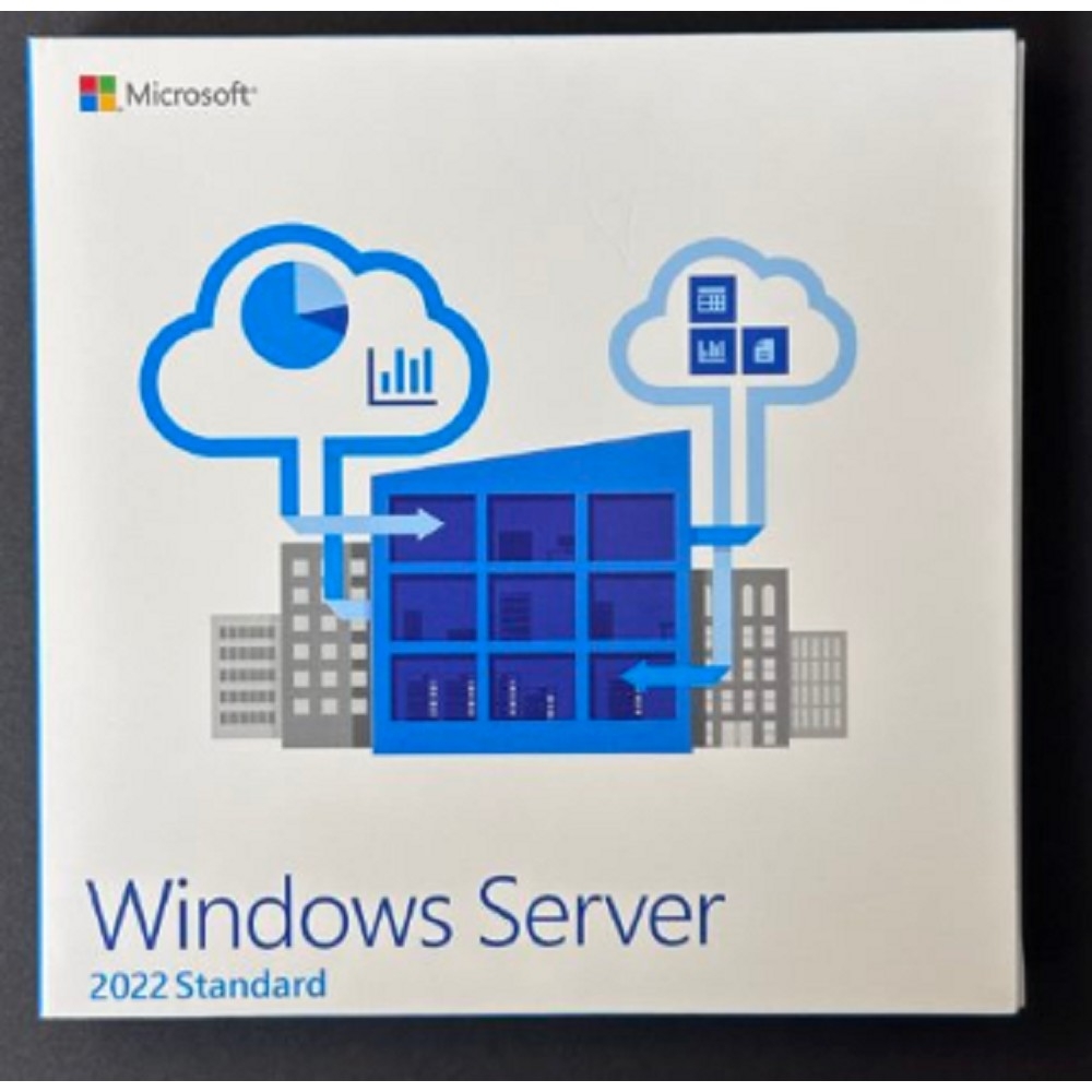 P73-08495 Комплект программного обеспечения Windows Server 2022 Standard 16 Core License Pack BOX  + 5 CALS