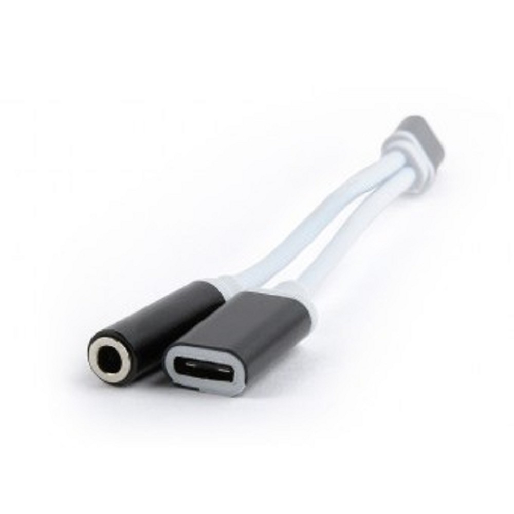 Адаптер Cablexpert CCA-UC3.5F-02, Type-C → Jack 3.5 мм, 15 см