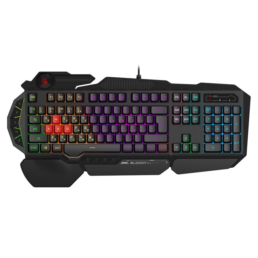 Клавиатура A4Tech B310N_DP, USB, проводная, для геймеров