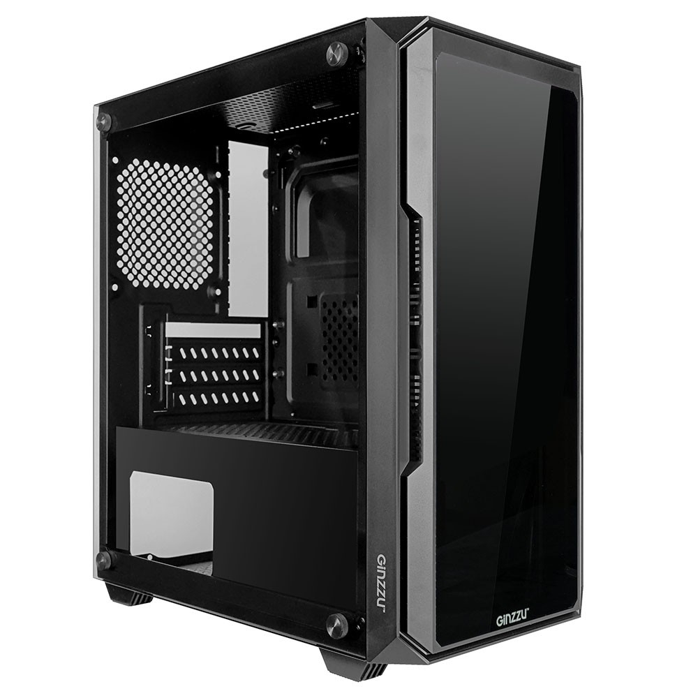 Корпус Ginzzu CL590, mATX, сталь, черный, до 310 мм GPU, до 160 мм кулер