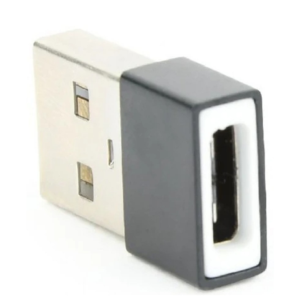Адаптер Gembird A-USB2-AMCF-02, USB-A (M) — Type-C (F), USB 2.0