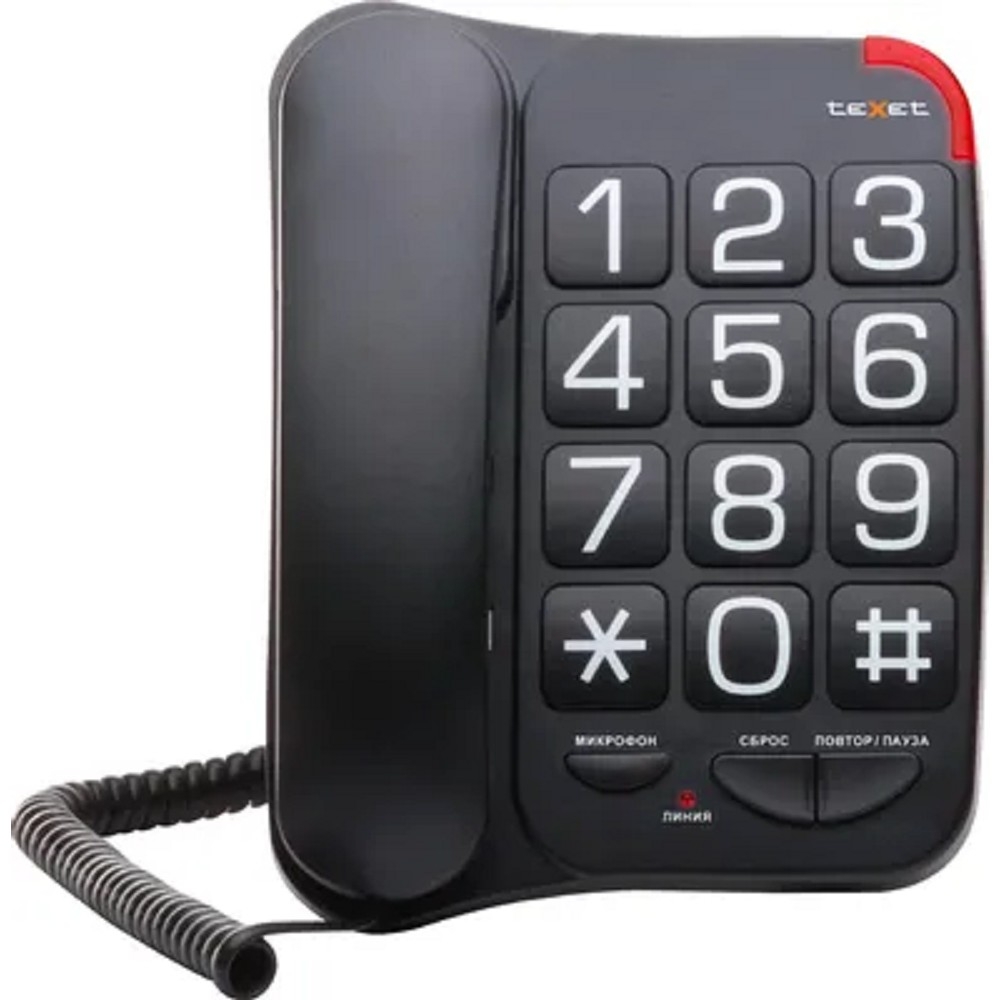 SIP-телефон Texet 111640, черный