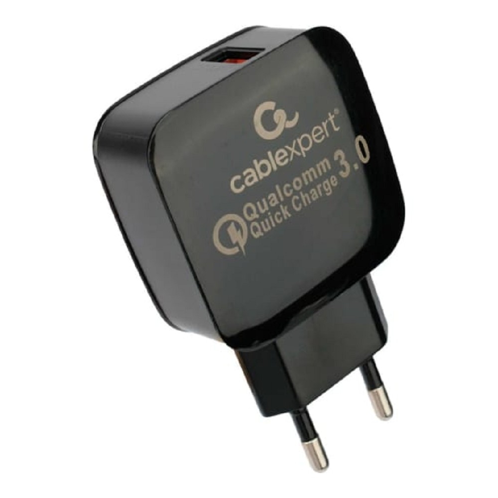 Сетевое зарядное устройство Cablexpert MP3A-PC-41, 18 Вт, 3 А, QC3.0, 1×USB Type-A