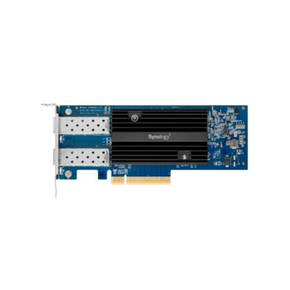 Сетевой адаптер Synology E25G30-F2, 2×SFP28 25GbE, PCIe 3.0 x8, низкопрофильный