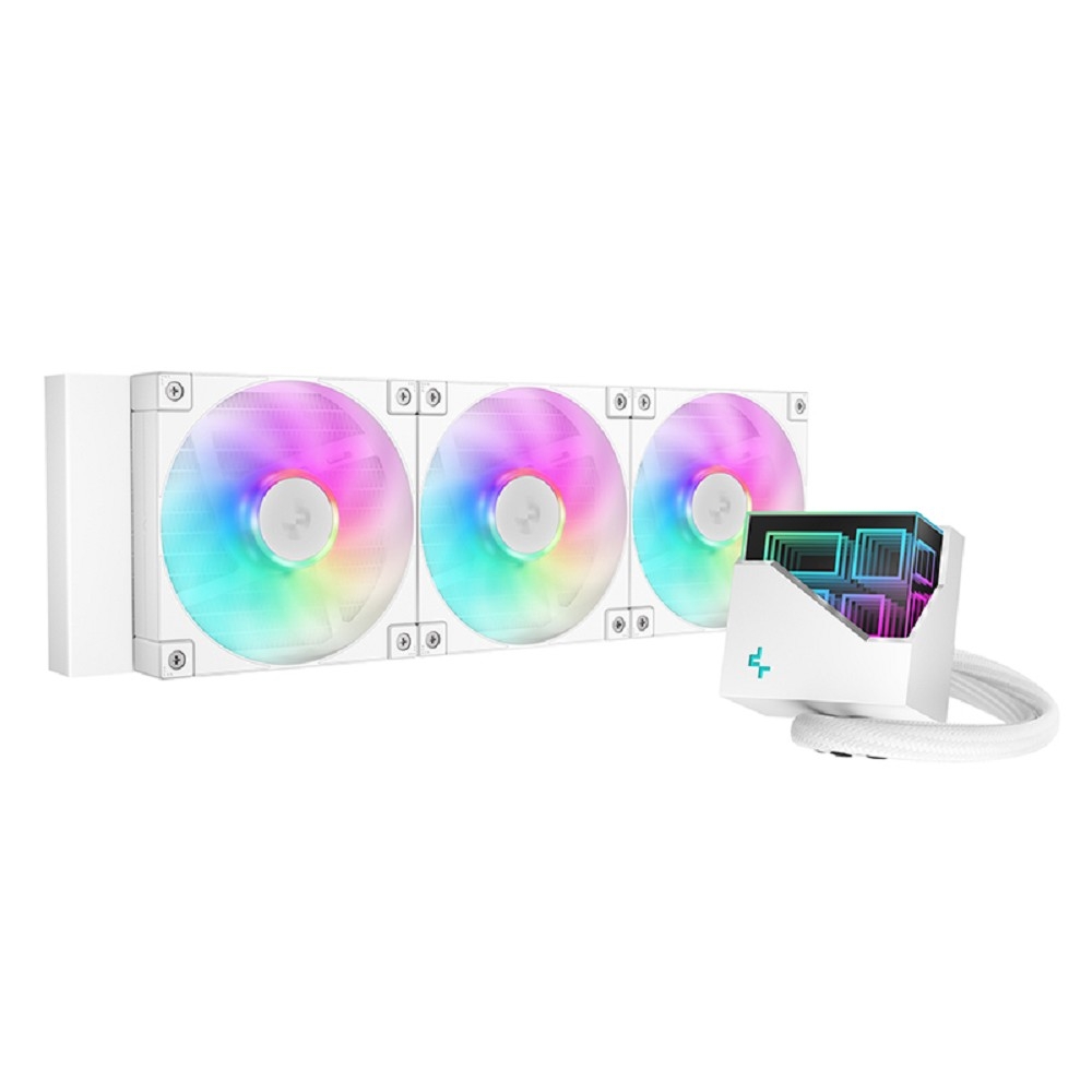 Система охлаждения Deepcool LT360 WH ARGB, 3×120 мм, 600–2400 об/мин, TDP 300 Вт