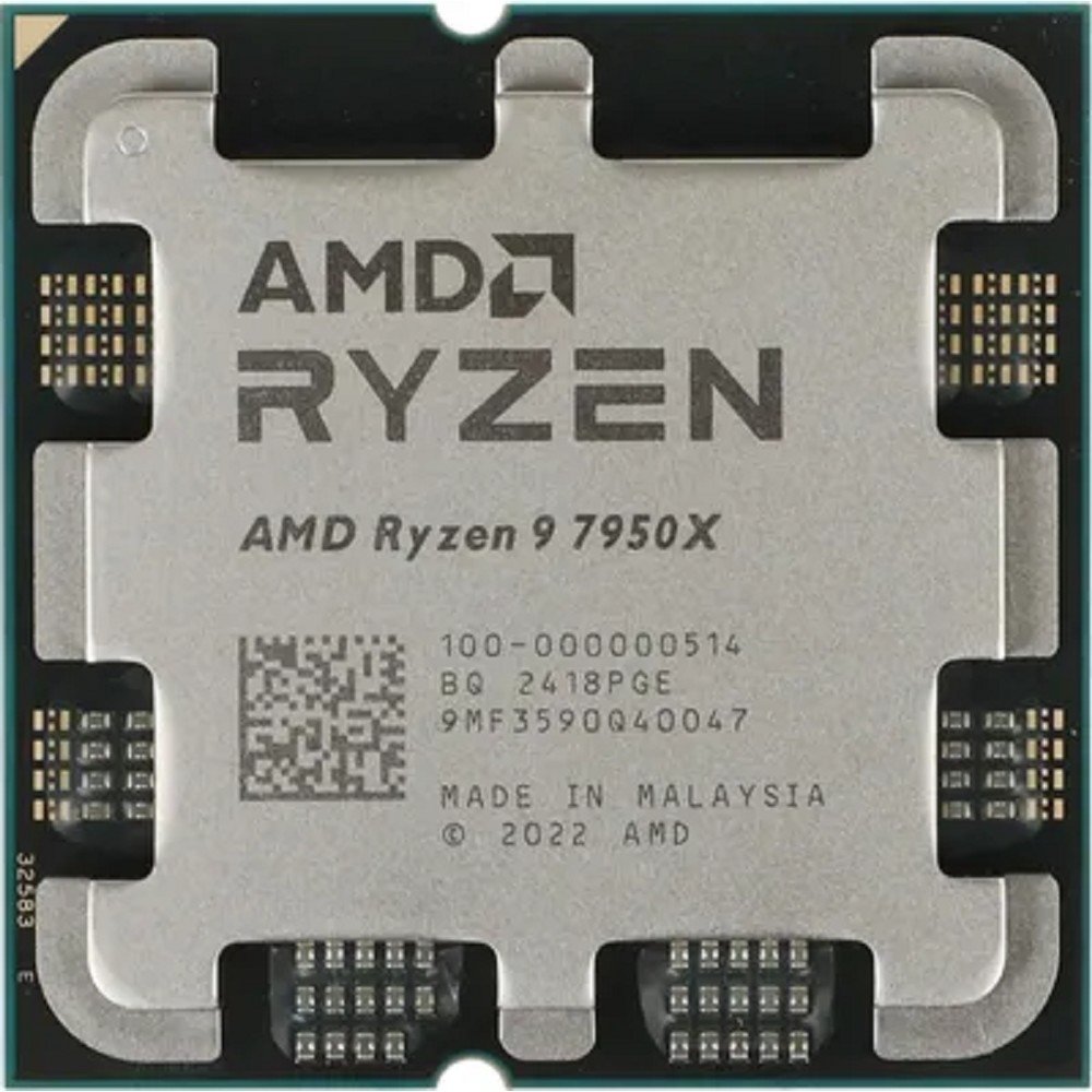 Процессор AMD 100-000000514, Ryzen 9 7950X, 16 ядер, 4.5 ГГц, AM5, OEM