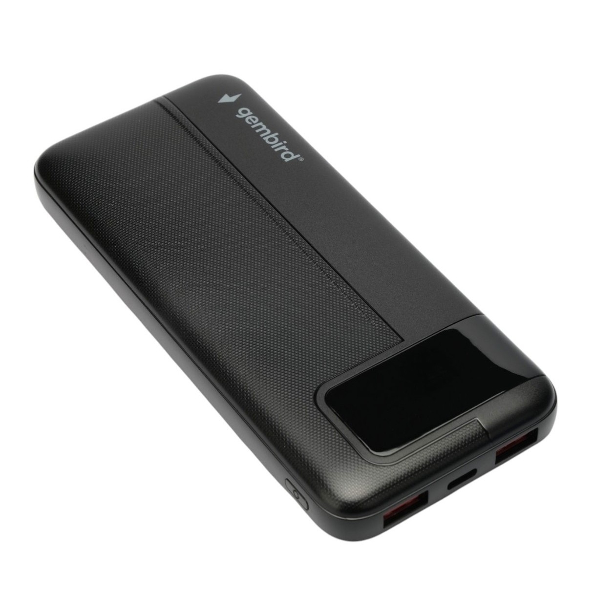 Внешний аккумулятор Gembird GPB-10Q, 10000 мА·ч, USB-C PD, QC, дисплей