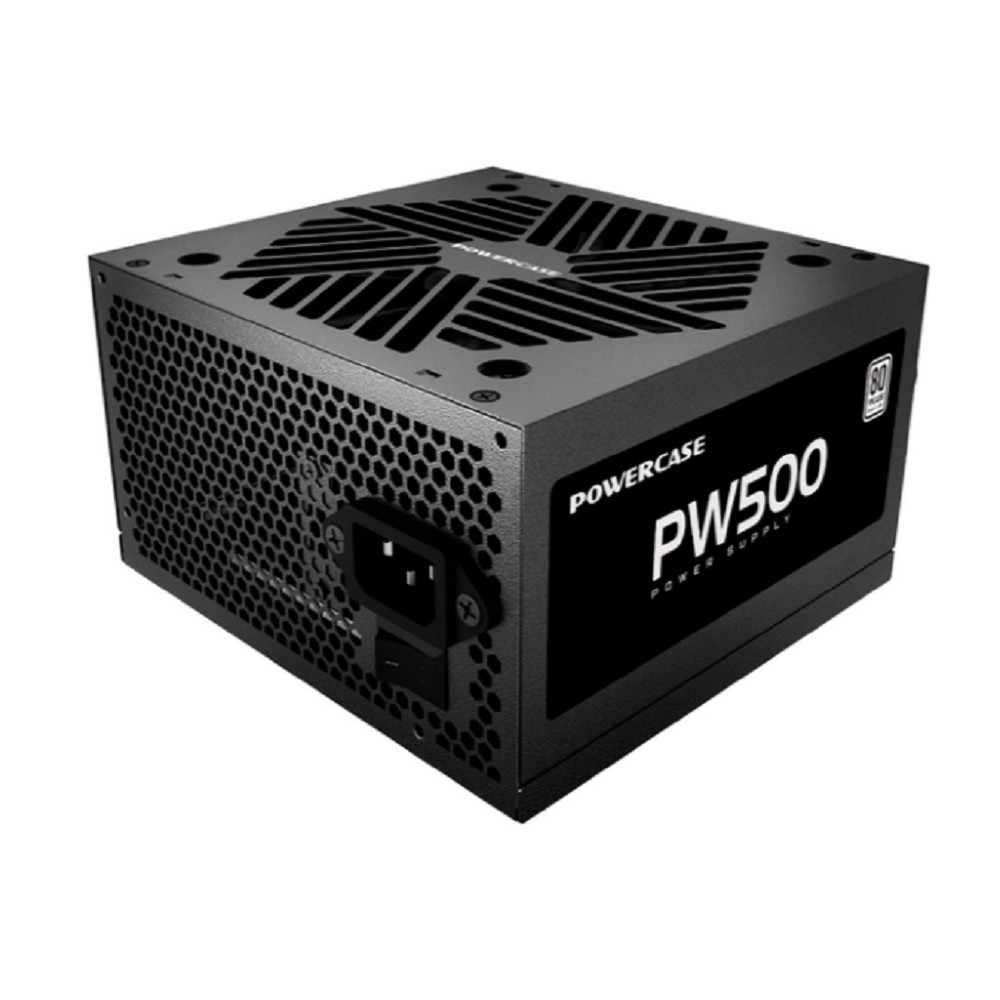 Блок питания PowerCase PS-500W-DC, ATX, 500Вт, 80 Plus