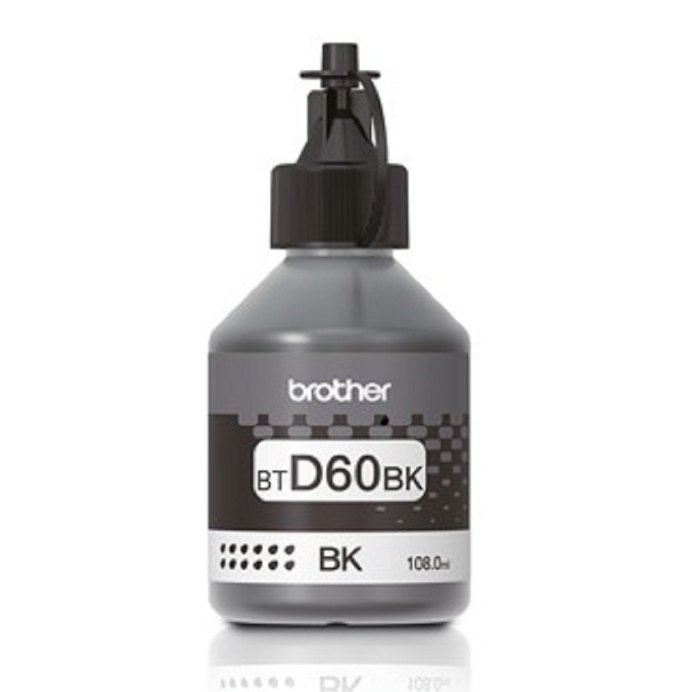Чернила Brother BTD60BK, черный, 108 мл, 6500 стр.