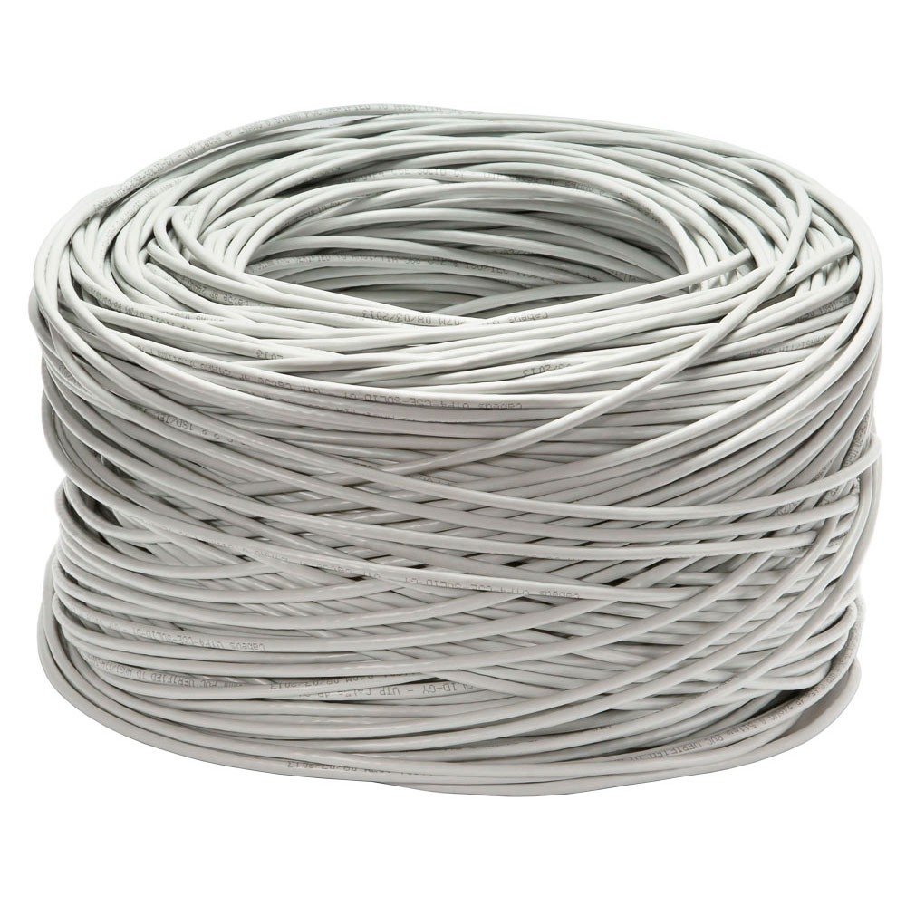 Кабель Cabeus FTP-4P-Cat.6-SOLID-GY, FTP (F/UTP), кат.6, 4 пары 23 AWG, одножильный, 305 м
