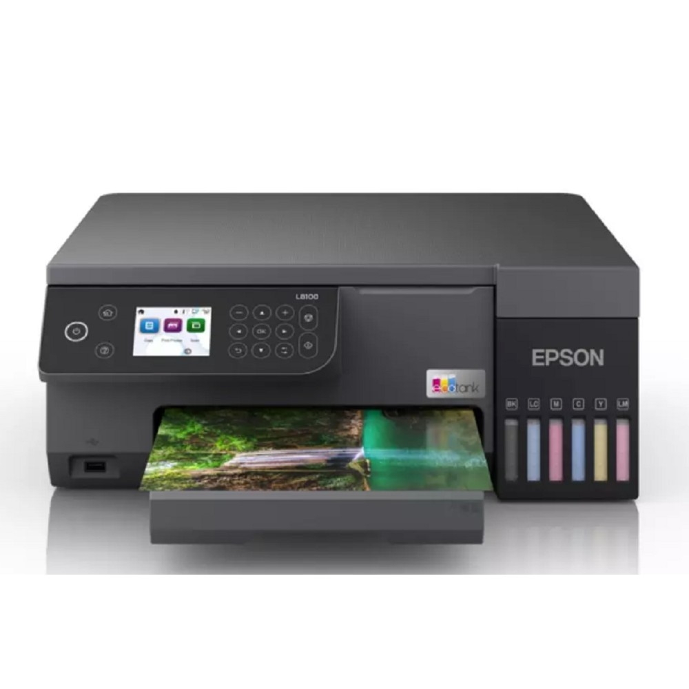МФУ Epson EcoTank L8100 (C11CK94402), A4, 6 цветов, струйное, Wi-Fi, СНПЧ