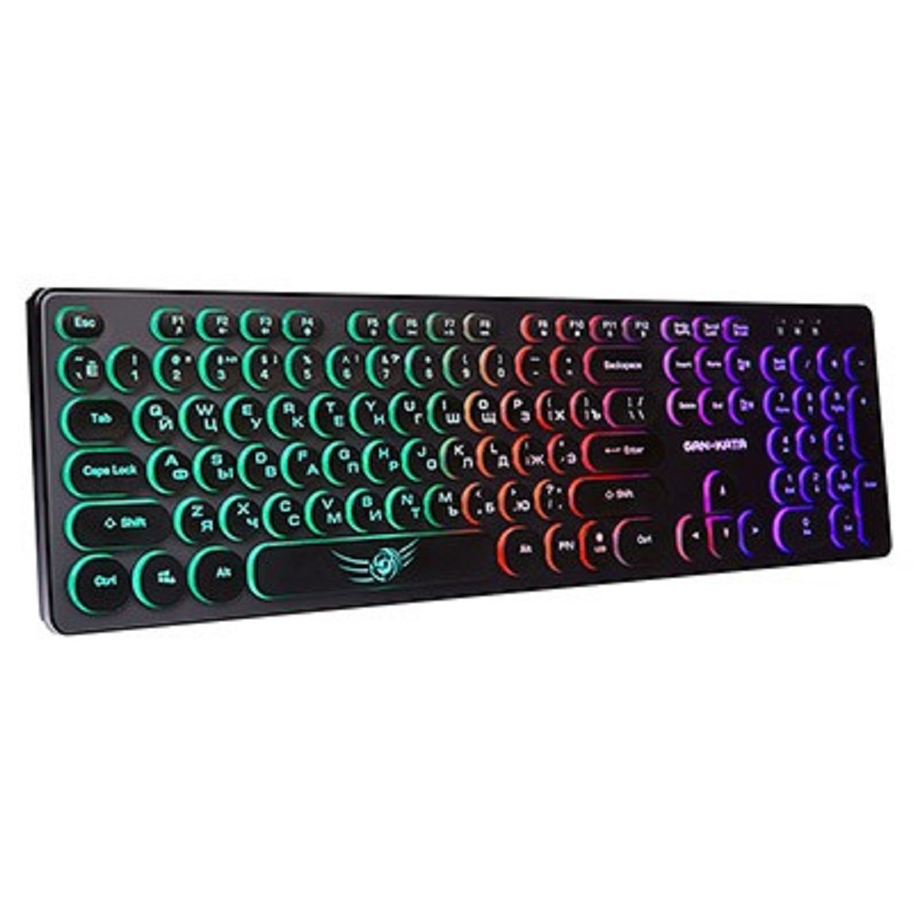 Клавиатура Dialog KGK-16U BLACK, игровая, USB, RGB-подсветка