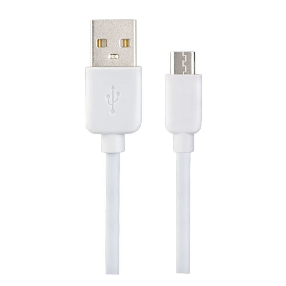 Кабель Perfeo U4007, USB 2.0 A-Micro USB, 1 м, белый