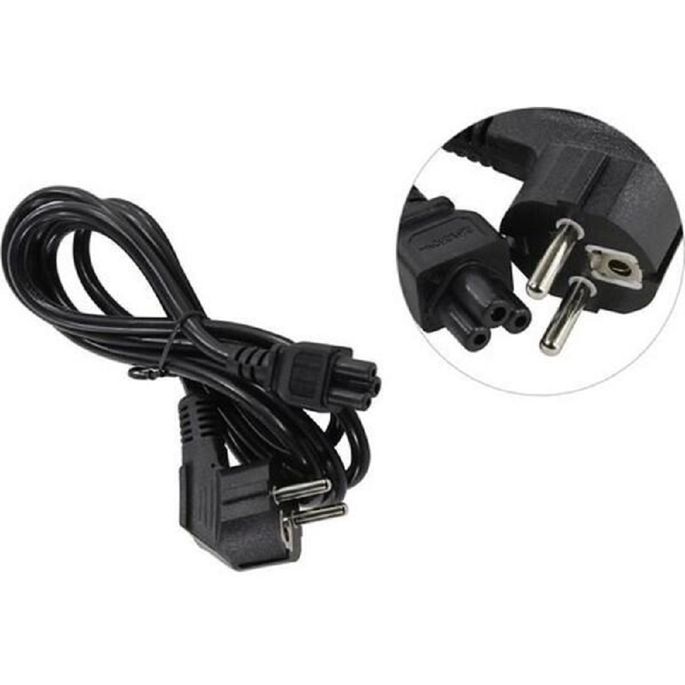 Кабель питания ExeGate ES281010RUS (PC5-1,8S), Schuko — IEC C5, 1.8 м, 3×0.75 мм²