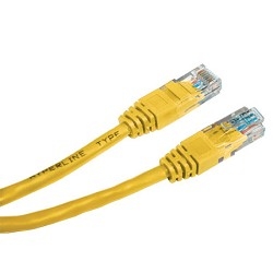 Патч-корд Cablexpert PP12-2M/Y, Cat.5e, 2м, многожильный, желтый