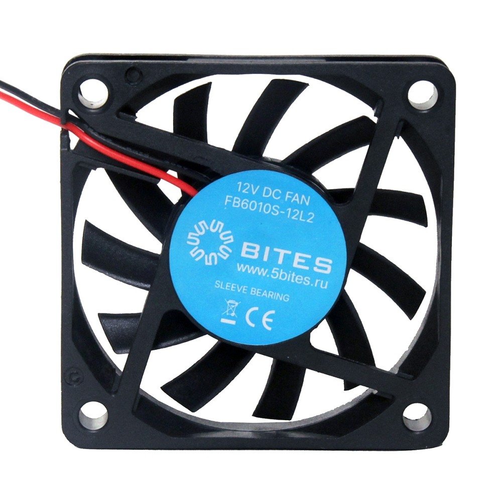 Вентилятор 5bites FB6010S-12L2, 60×60×10 мм, 12 В, 3200 об/мин