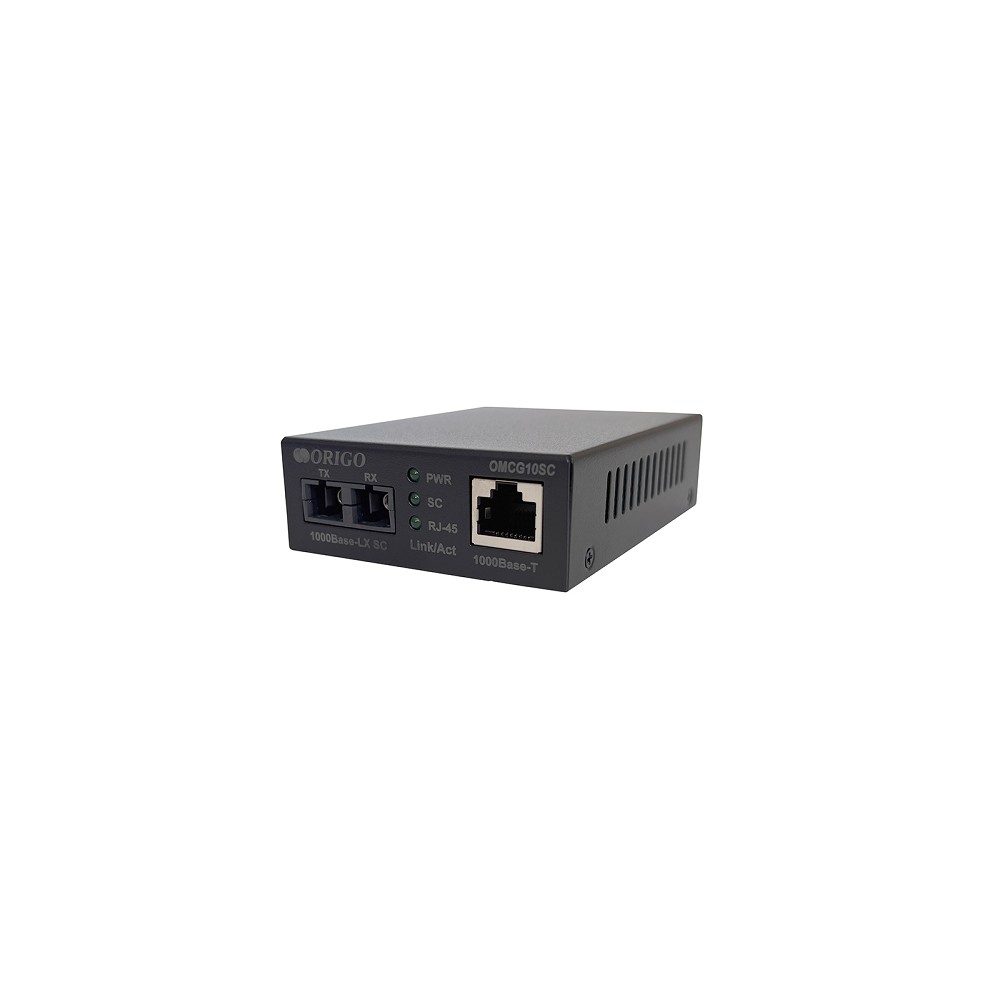 Медиаконвертер Origo OMCG10SC/A1A, 1000Base-T/1000Base-LX (SC), 1310 нм, до 10 км
