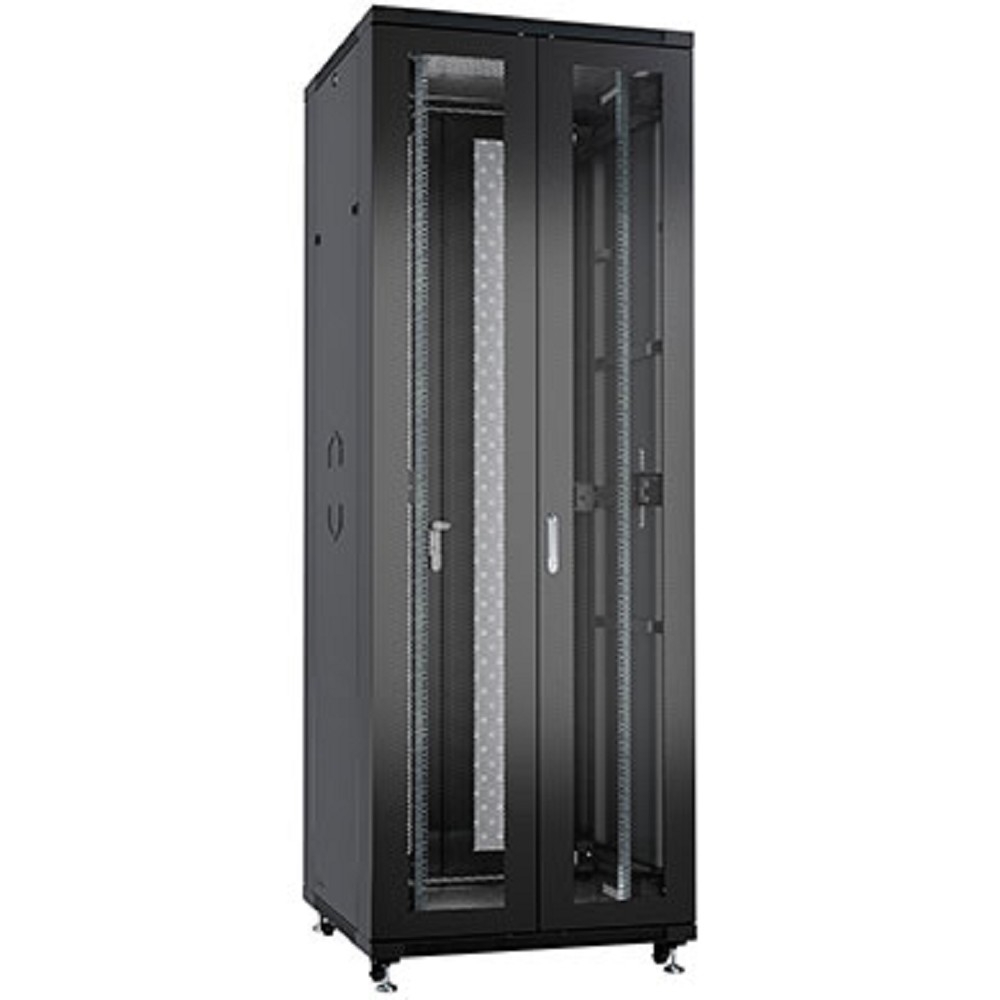 Шкаф телекоммуникационный Cabeus ND-05C-42U80/120-BK, напольный, 42U, 800×1200мм, черный