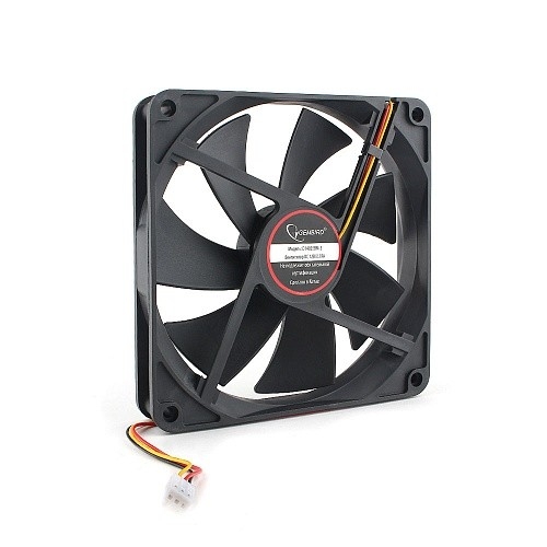 Вентилятор Gembird D14025BM-3, 140x140x25 мм, 12 В, 3-pin