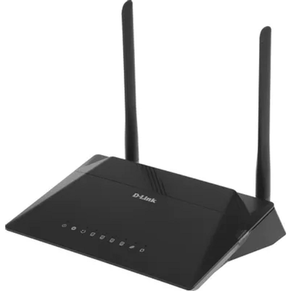 Беспроводной маршрутизатор D-Link DSL-224/R1A, VDSL2/ADSL2+, Wi-Fi 4, 4×LAN