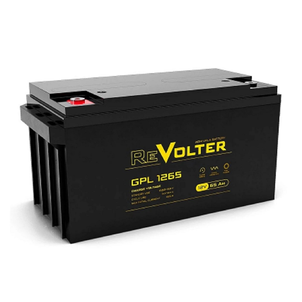 Аккумулятор для ИБП ReVolter GPL 1265, 12В, 65Ач