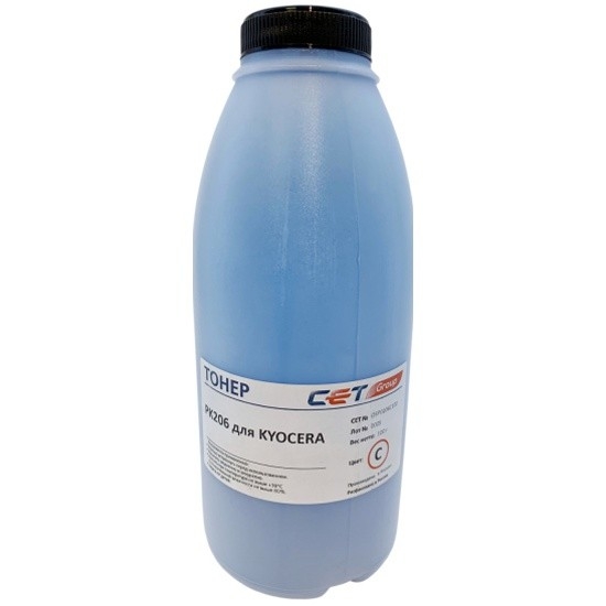 Тонеры и девелоперы Тонер PK206 для KYOCERA ECOSYS M6030cdn/6035cidn/6530cdn/P6035cdn (Japan) Cyan, 100г/бут, (унив.), OSP0206C-100