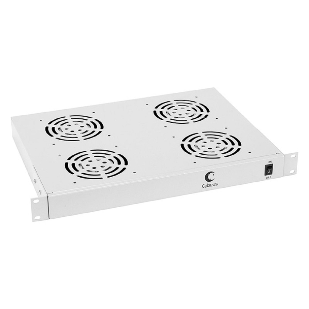 Вентиляторный модуль Cabeus JG03, 19", 1U, 220В, 4 вентилятора