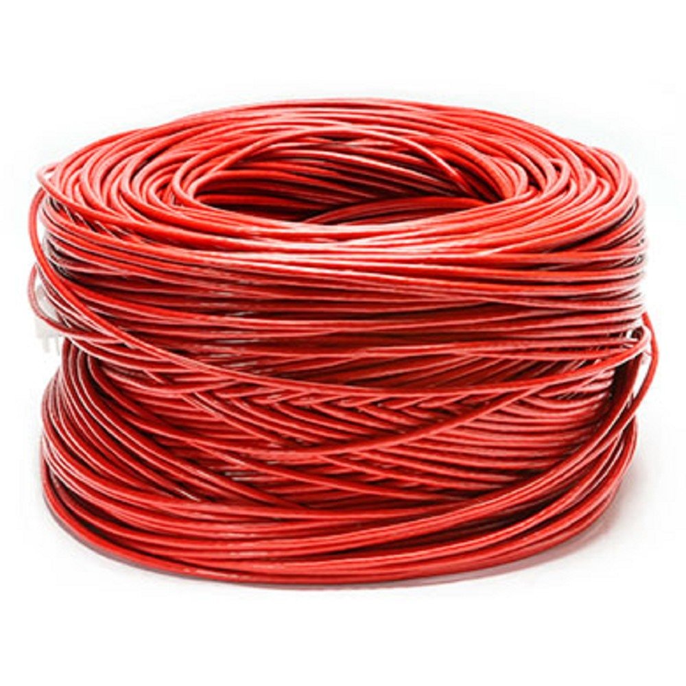 Кабель витая пара Cabeus UTP-4P-Cat.5e-SOLID-LSZH-RD, U/UTP Cat.5e, 4×2×24AWG, LSZH, 305м, красный